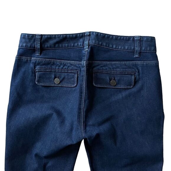 Ann Taylor Modern Fit Dark Denim Straight Leg Denim Jeans Women’s Size 6 Tall - Picture 3 of 11